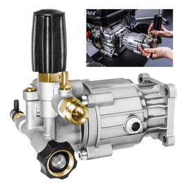 WOJET Pressure Washer Pump, 3/4" Shaft, 3400PSI 2.5GPM, Horizontal Power Washer Pump With Anti-seize, Self-Priming, Replacement Pressure Washer Pump Kit for Dewalt, Simpson, Craftsman, Honda, Generac