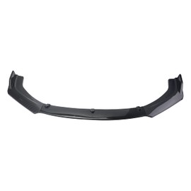 LONGKEES Front Lip Splitter Bumper PP Compatible with 2016-2020 Civic Hatchback Trim Protection Splitter Spoiler 3pcs Carbon Fiber