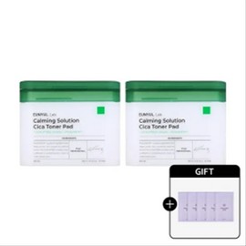 Eunyul Lab Calming Solution Cica Toner Pads 60 sheets (2) [+ 5 mask packs] / 은율 랩 카밍 솔루션 시카 토너패드 60매 2개 [+마스크팩 5매]