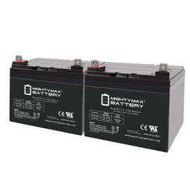 Mighty Max Battery ML35-12 - 12V 35AH Battery for Everest Jennings HOT Wheels Kid Power - 2 Pack