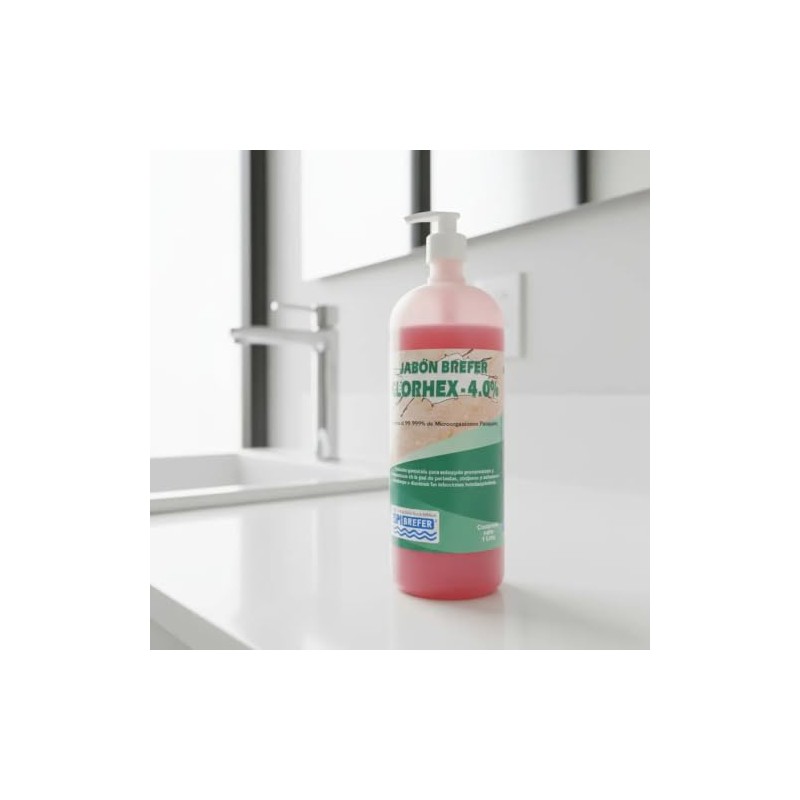 Jabón Antiséptico con Gluconato de Clorhexidina 4% 946 mL |