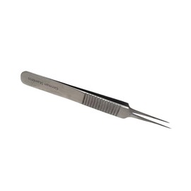 Professional Eyelash Tweezers Sharp, Needle Nose, Stainless Steel, Tweezers Precision Pluckers 4.75" with Fine Precision Tips for Facial Hair, Splinter and Ingrown Hair Removal Used by Women & Men