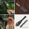 Backpacking Shovel Camping Trowel Serrated Edge with Hex Wrench Ruler