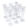 20 x one piece plastic champagne flute / glass -