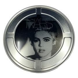 Nars Andy Warhol Round Makeup / Cosmetic Empty Tin Case