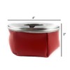 Butt Bat Stainless Windproof Faux Leather Bean Bag Sandbag Ashtray