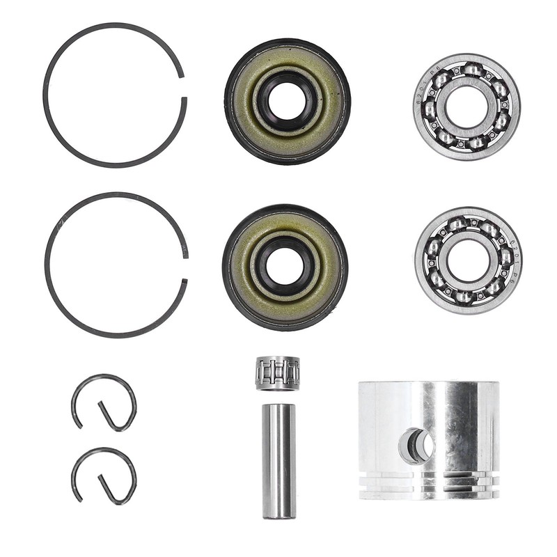 41.1mm Piston Kit Crank Bearing Fit for Poulan 220 221
