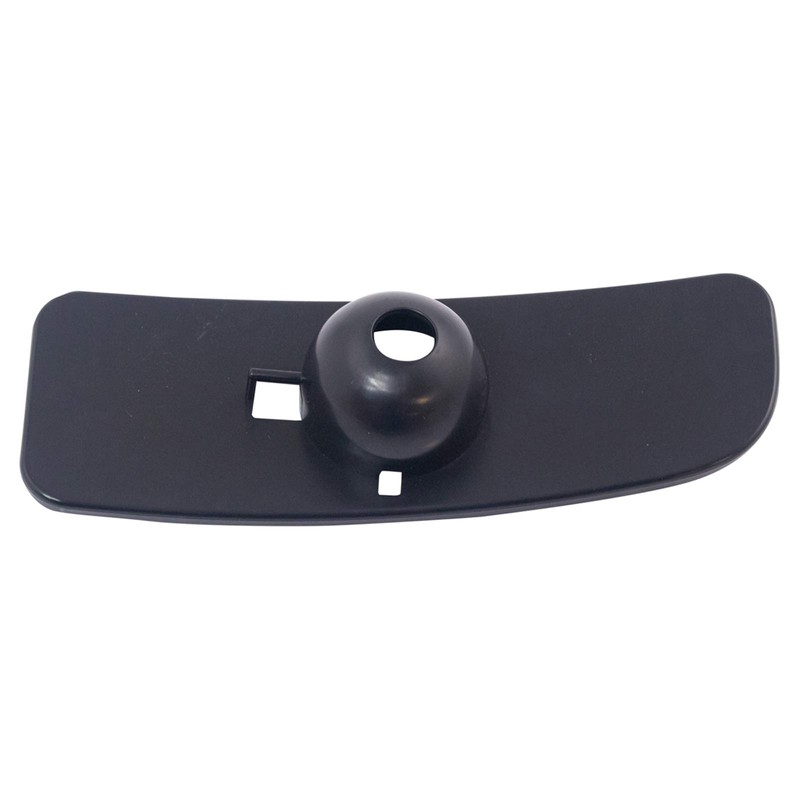 TRQ Driver Side Lower Towing Mirror Glass with Backing Plate