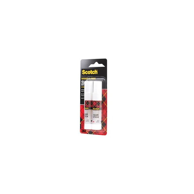 Scotch Wrinkle-Free Glue Sticks, 2 Pack, .27 oz Each