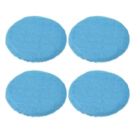 PATIKIL Stool Covers Round, 4 Pack Elastic Bar Stool Covers Washable Stool Cushion Slipcover Stretchy Bar Chair Seat Covers for 10-13 Inch Chair, Blue