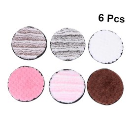 FOMIYES 6 Piezas Soplo De Maquillaje En Polvo Desmaquillante De Ojos Toalla Desmaquillante Almohadillas Desmaquillantes Para La Cara Almohadilla De Limpieza Esponja Ronda