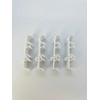 Set of 4 Wago 221-412/413 clamps on DIN rail