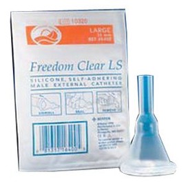Freedom Clear Long Seal Self-Adhering Male External Catheter, 40 mm - 1 Each / Each