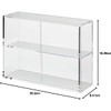 MUJI 02856120 Acrylic Collection Stand with Sliding Door, Small, Approx.