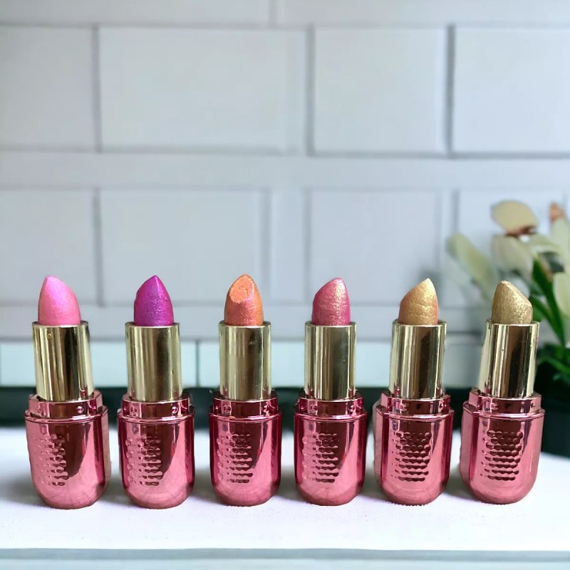 Romantic Rain Labial De Hadas Holográfico Diferentes Tonos Lipstick 12pz