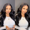 X-Tress Brown Lace Wig Synthetic for Women 26" Body Wavy