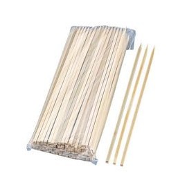 Bamboo Square Skewers Long 300 mm 2541 (200 Pieces)