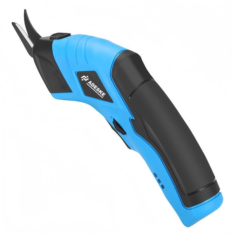 ADESKE Cordless Electric Scissors 3.7V USB Rechargeable Sewing, Scrapbook, Handmade