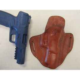 FNH FN 5.7 Formed Brown Leather Pancake owb Belt Holster