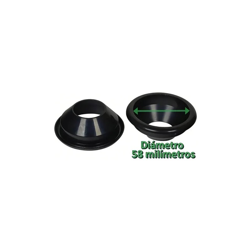 Kit 5 Pzs Barra Magnesio Y Junta 58mm Para Calentador