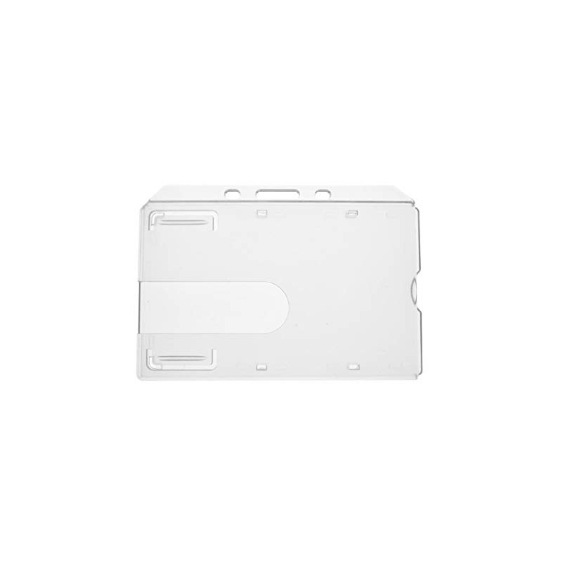 Enclosed Card Holder - 5 Pack - Secure, Strong, Transparent