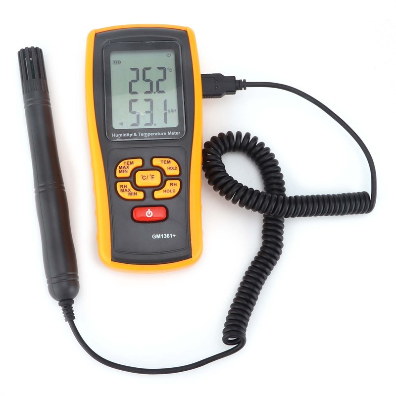 GM1361+ Electronic Thermometer Hygrometer Handheld Portable Temperature Humidity Meter