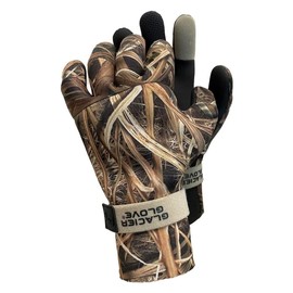 Glacier Glove Pro Waterfowler Durable Waterproof Multifunctional Outdoor Fleece-Lined Neoprene Gloves w/Pre-Curved Fingers