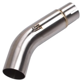 Unbranded For Suzuki GSR750 GSX-S750 BK750 Mid Exhaust Link Pipe Slip On 51mm Muffler Tips