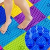 [NKJ_1_64] Connectable Acupressure Massage Mat (Yellow) (49486320) / [NKJ_1_64]연결식 지압마사지 매트(노랑) (49486320)