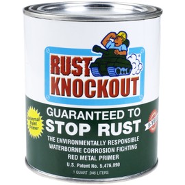 Advanced Protective Products Rust Knockout Waterborne Corrosion Fighting Red Metal Primer, Quart
