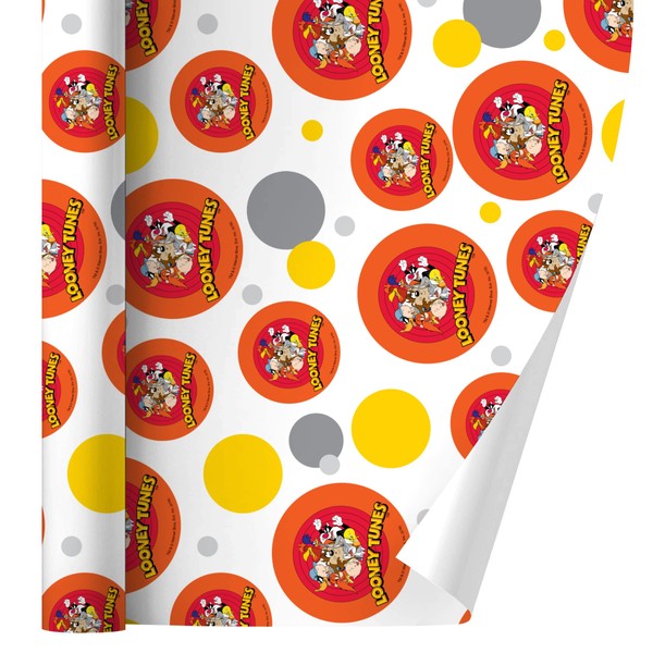 GRAPHICS & MORE Looney Tunes Group Gift Wrap Wrapping Paper Roll