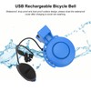 Electric Bike Horn Waterproof USB Rechargeable Bicycle Bell for Mountain
