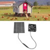 Solar Panel Fan Exhaust Air Ventilation Heat Dissipation Tool for