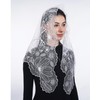 Bozidol Mantilla Veils for Church Catholic, Triangle White Holy Mother