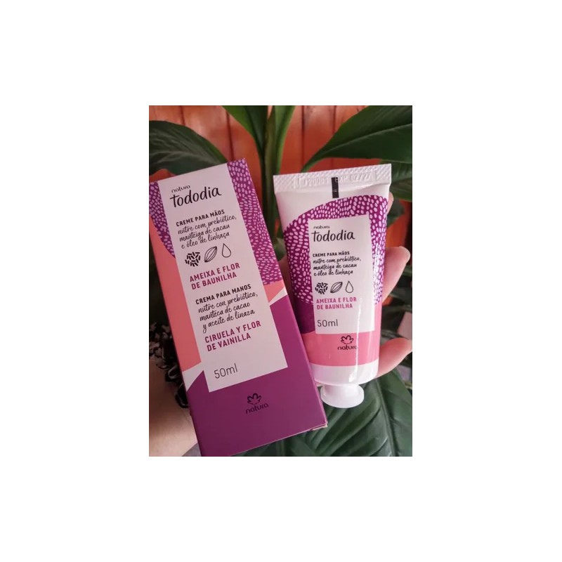 Crema Manos Natura Tododía Ciruela Y Flor De Vainilla 50ml