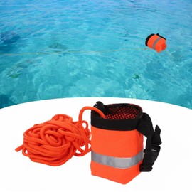 Oxford Cloth Throw Rope Bag Life Saving Reflective Rope Water Floating Bag High Visibility Outdoor Saving Equipment for Water Sports Water Rescuing for Water Rope Bags