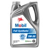 Mobil Full Synthetic Motor Oil 5W-30, 5 Quart