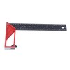 Woodworking Straight Angle Ruler 30° 45° 90° 3mm Thickness Adjustable