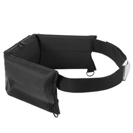 DiveTec Scuba Weight Bag – Mesh Diving Weight Pouch, Holds Up to 26 lb, 3 Compartments, Heavy-Duty Zipper, Suspension D-Rings, 68 x 5.5 in