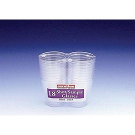 Caroline 18 x Shot/Sample Glasses 50ml