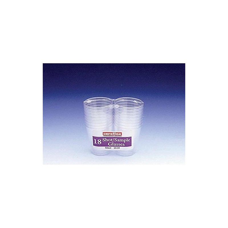 Caroline 18 x Shot/Sample Glasses 50ml