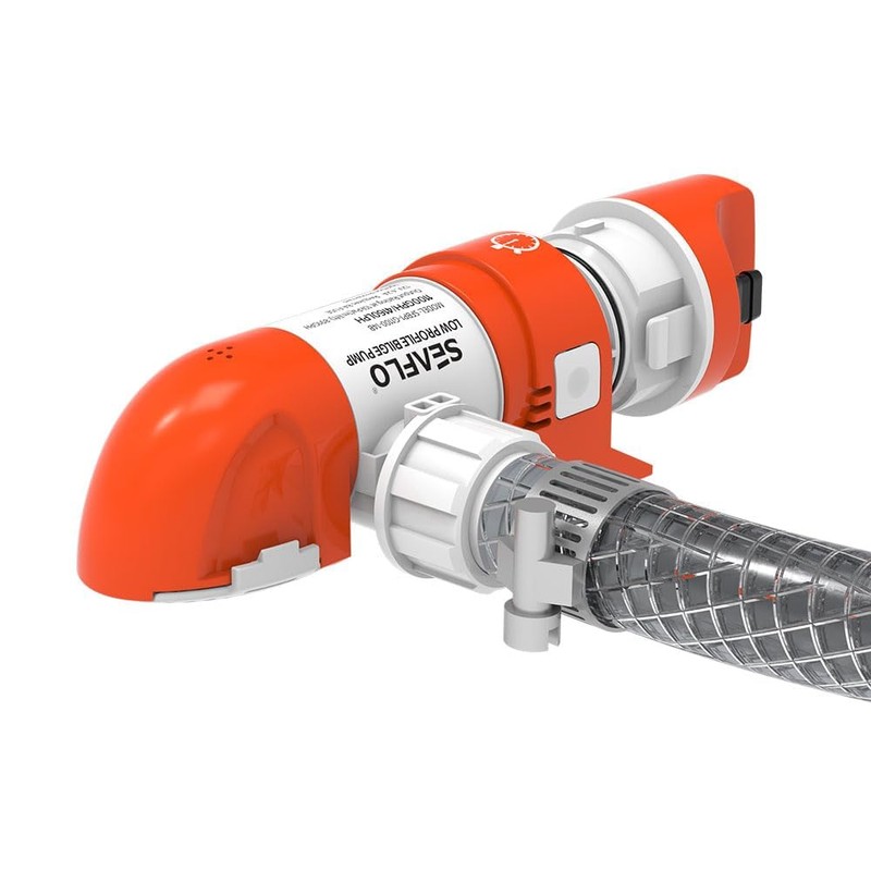 SEAFLO 24V 1100 GPH 14B Series Narrow Low Profile Time