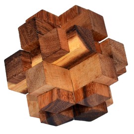 Pen Up medium, puzzle wood brick puzzle with 12 identical parts, interlock puzzle, IQ puzzle, 3D puzzle, wooden games, wooden puzzle, learning game, concentration, IQ test, brain teaser, puzzle game.