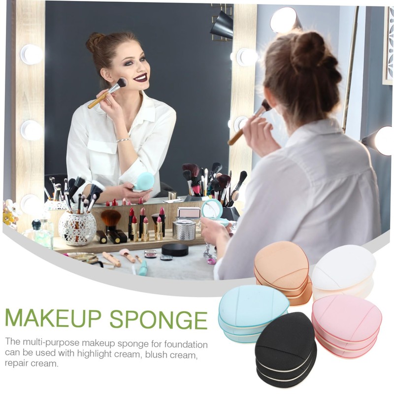 Healeved 15pcs Makeup Puff Soft Finger Powder Sponge for Foundation