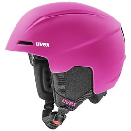 uvex Viti - Lightweight Ski Helmet for Children - Individual Size Adjustment - Optimised Ventilation - Matte Pink - 54-58 cm