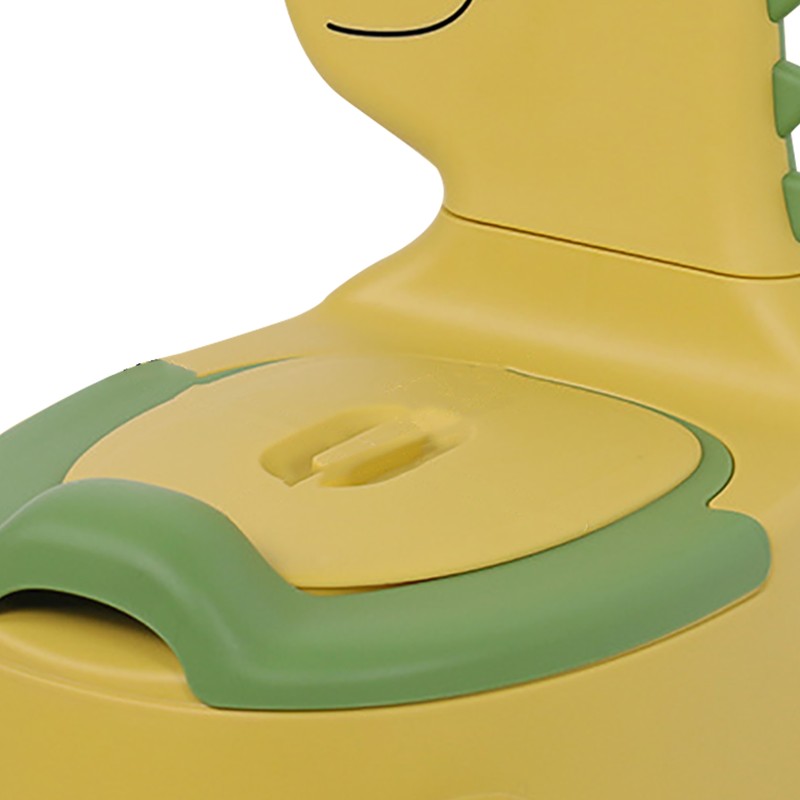 Potty Chair Cartoon Dinosaur Adjustable Height Safe PP Detachable Potty