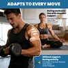 Kinesiology Tape for Shoulder, 14 Pack Pre-Shaped Strips, Beige