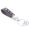 Handmade Cowhide Leather Metal Key Chain, Leather Keychain, Leather Key