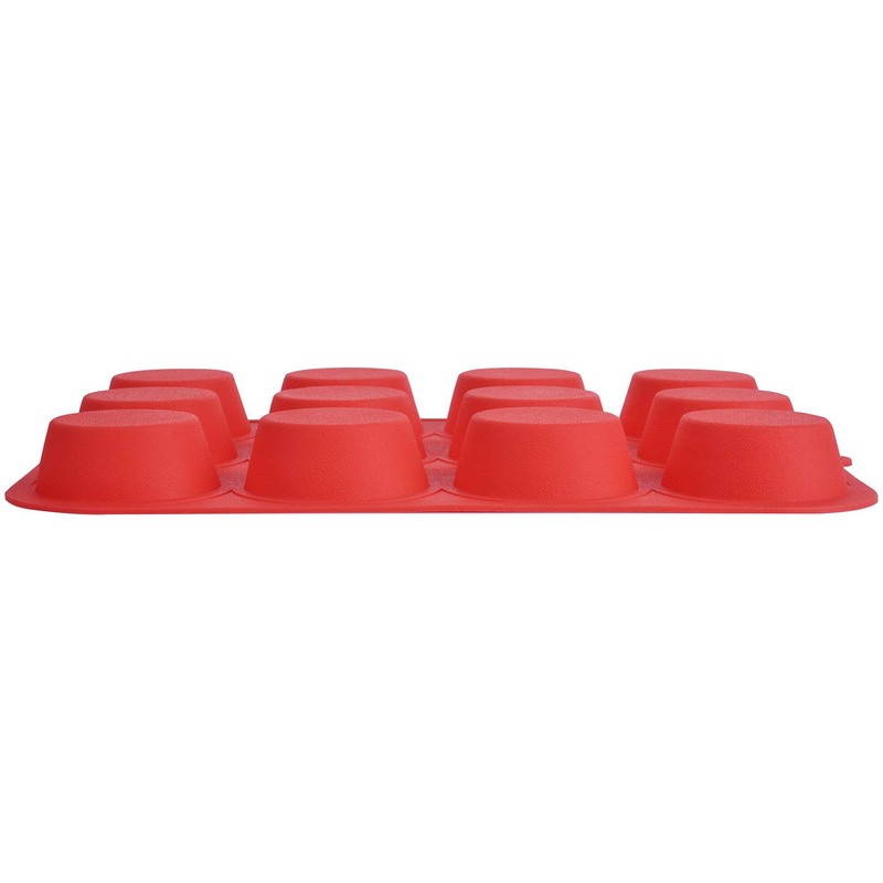 Zuvo Silicon Muffin Tray 12 Cups - Non Stick Baking