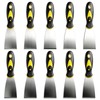 10Pcs Putty Knife Set, 2 Inch Stainless Steel Spackle Knives,